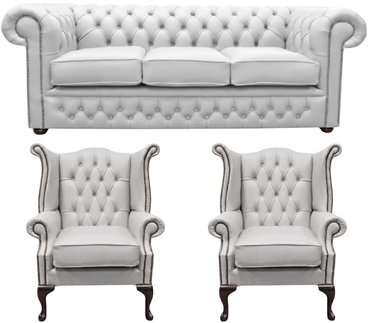 The Durham Chesterfield 3 Piece Suite