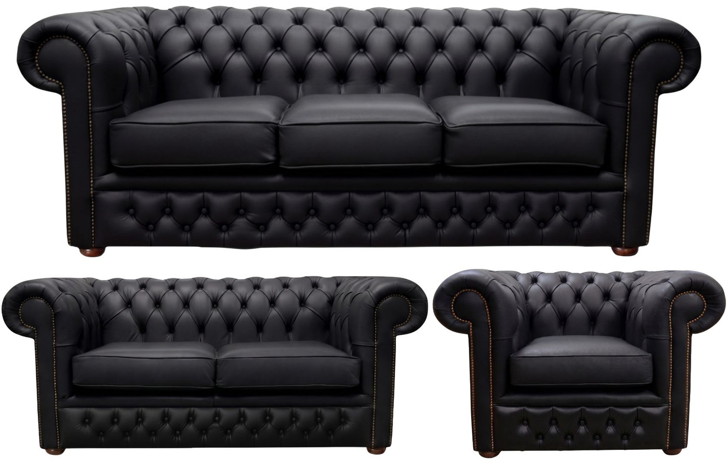 The Durham Chesterfield 3 Piece Suite