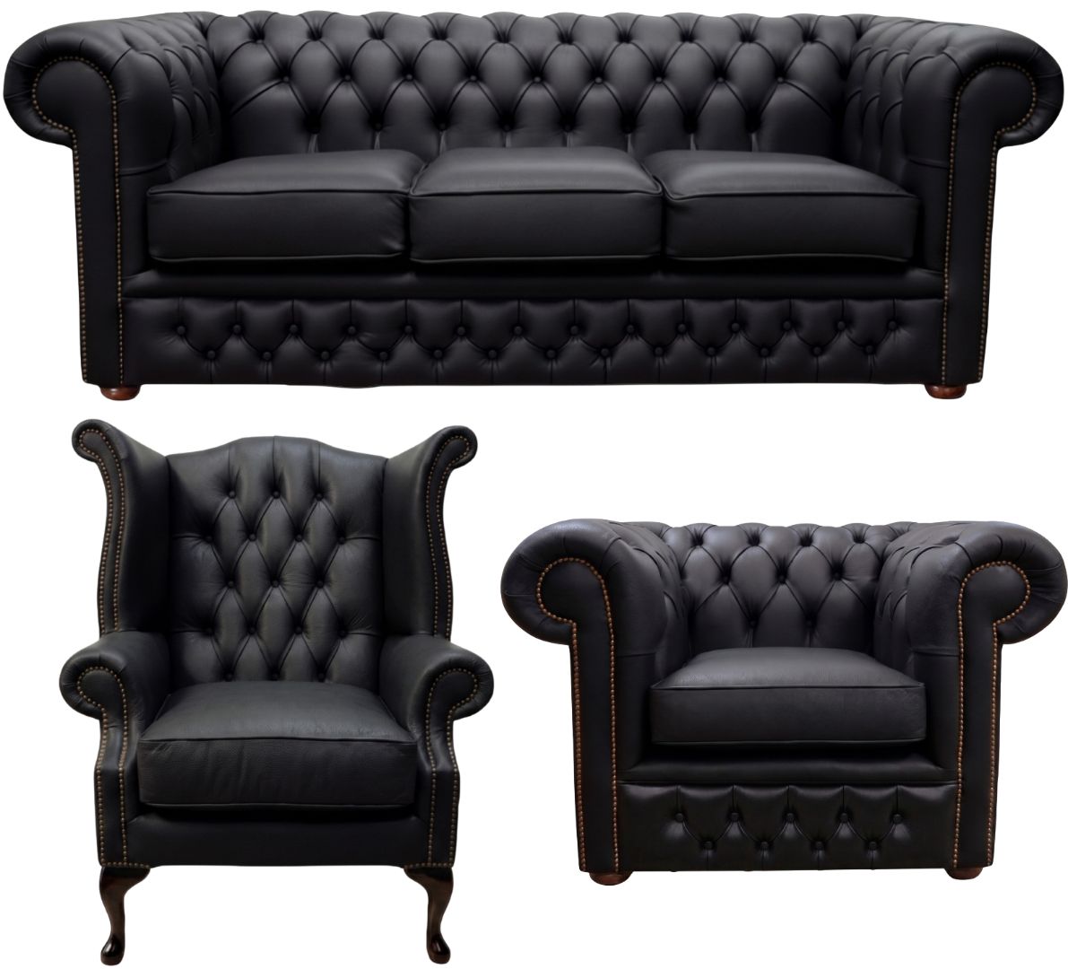 The Durham Chesterfield 3 Piece Suite