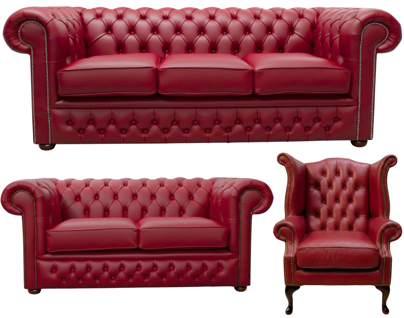The Durham Chesterfield 3 Piece Suite