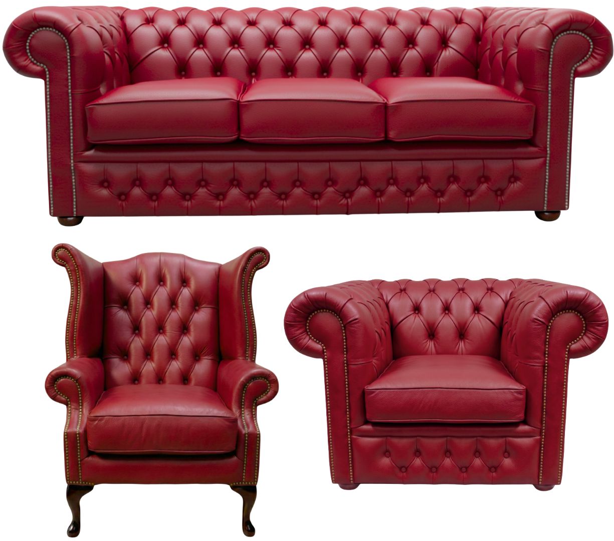 The Durham Chesterfield 3 Piece Suite