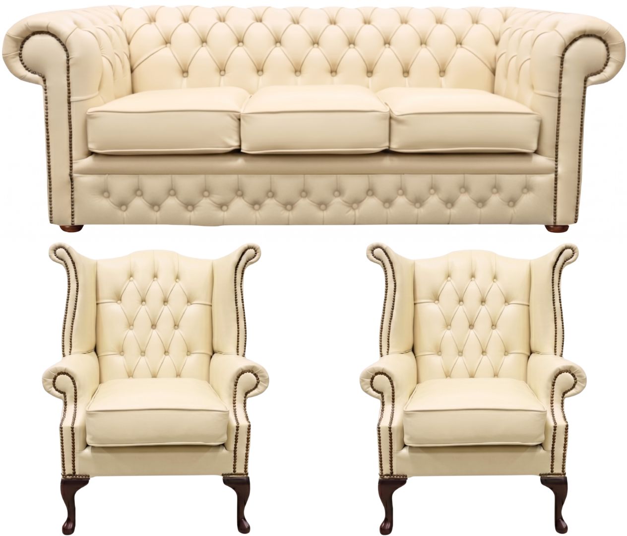 The Durham Chesterfield 3 Piece Suite