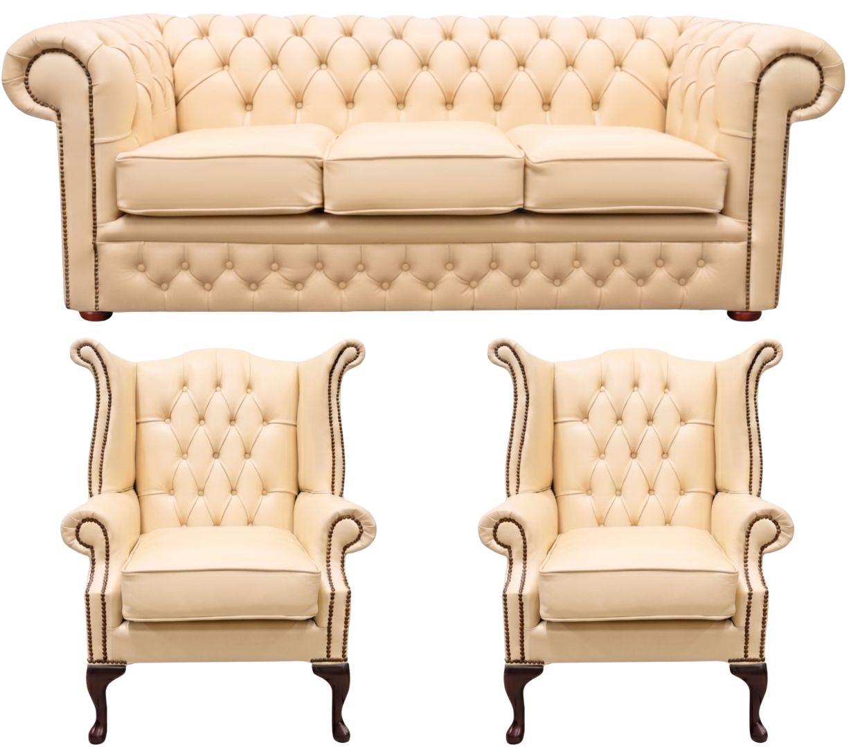 The Durham Chesterfield 3 Piece Suite