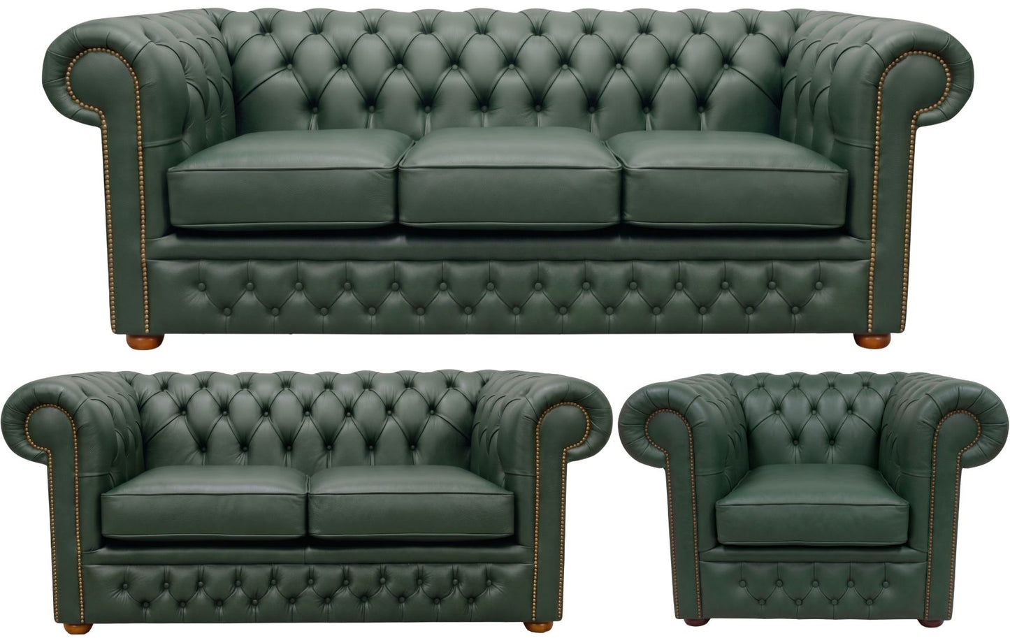The Durham Chesterfield 3 Piece Suite