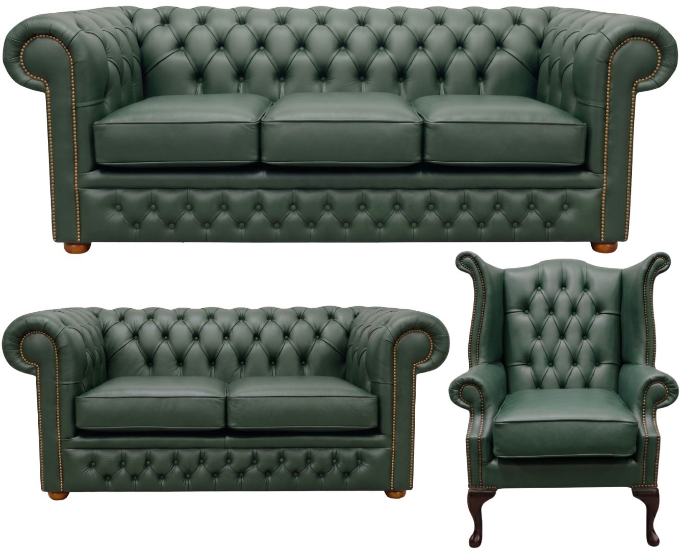 The Durham Chesterfield 3 Piece Suite