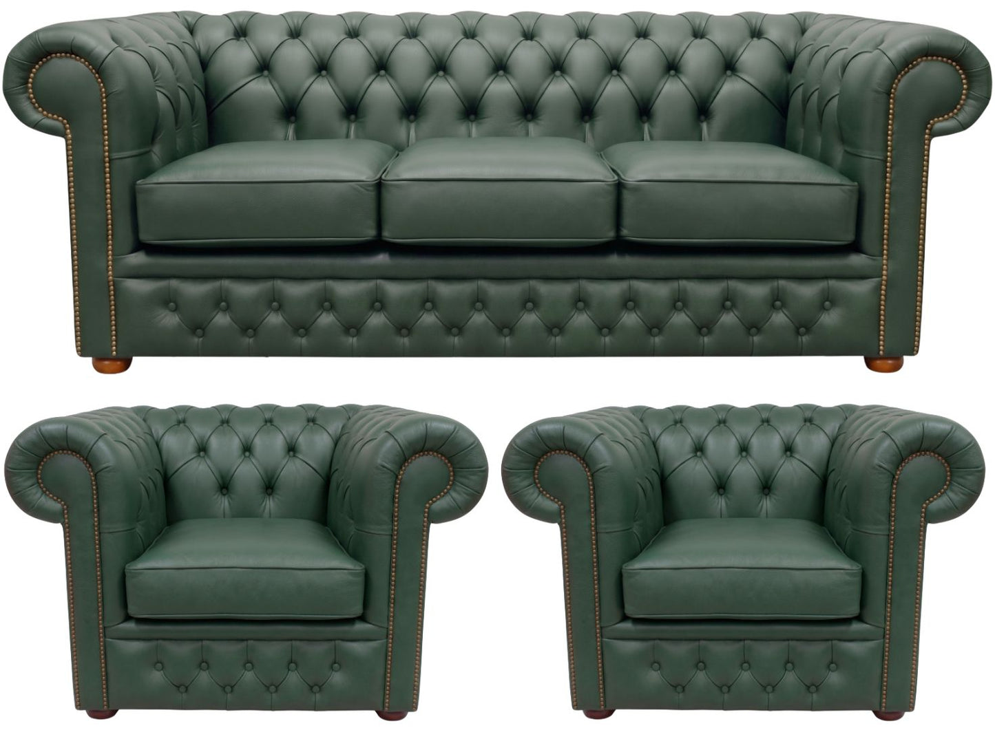 The Durham Chesterfield 3 Piece Suite