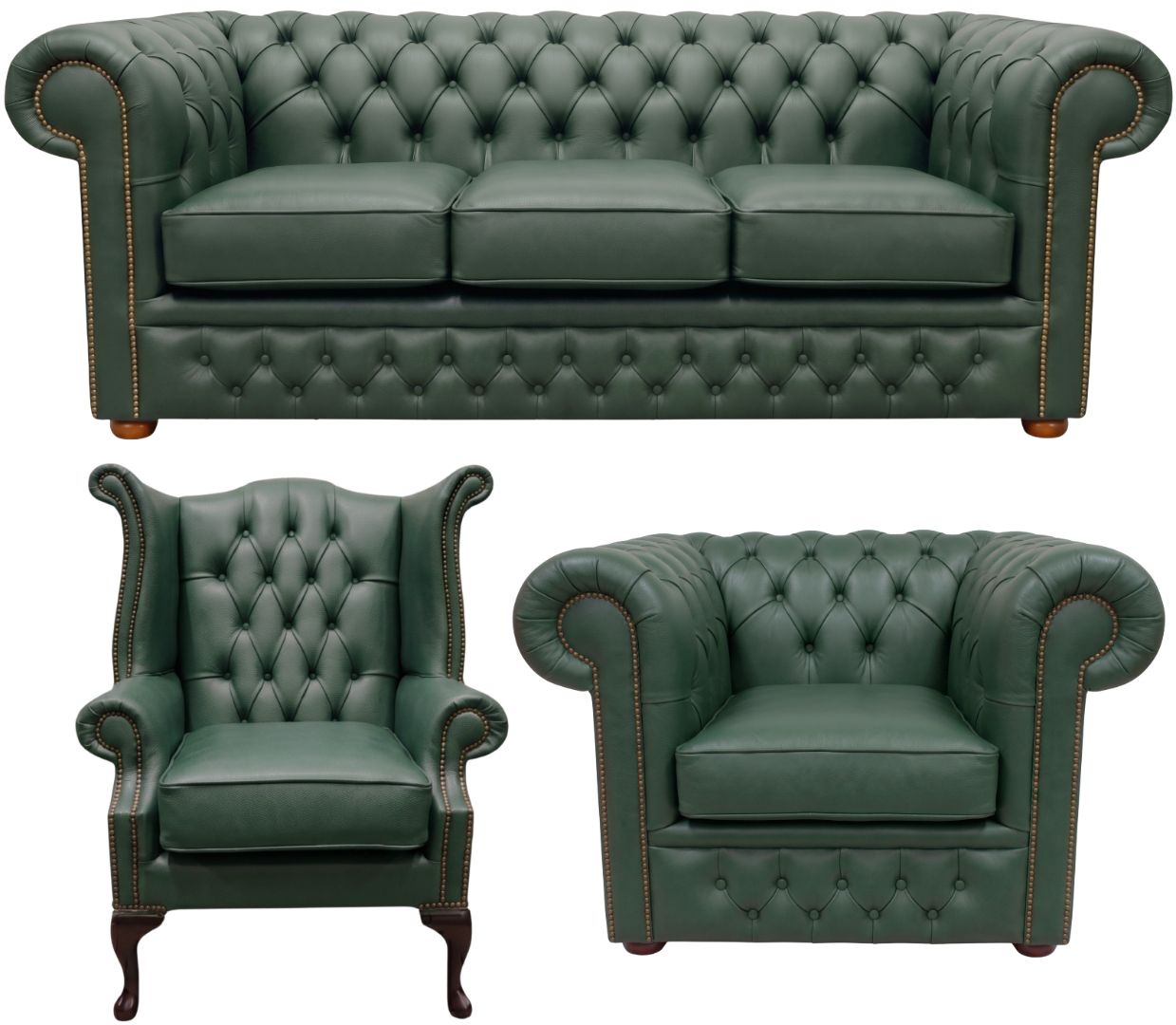 The Durham Chesterfield 3 Piece Suite
