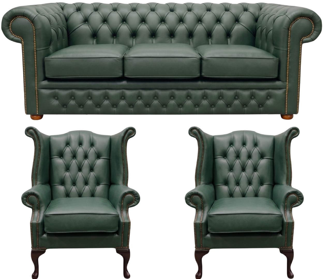 The Durham Chesterfield 3 Piece Suite