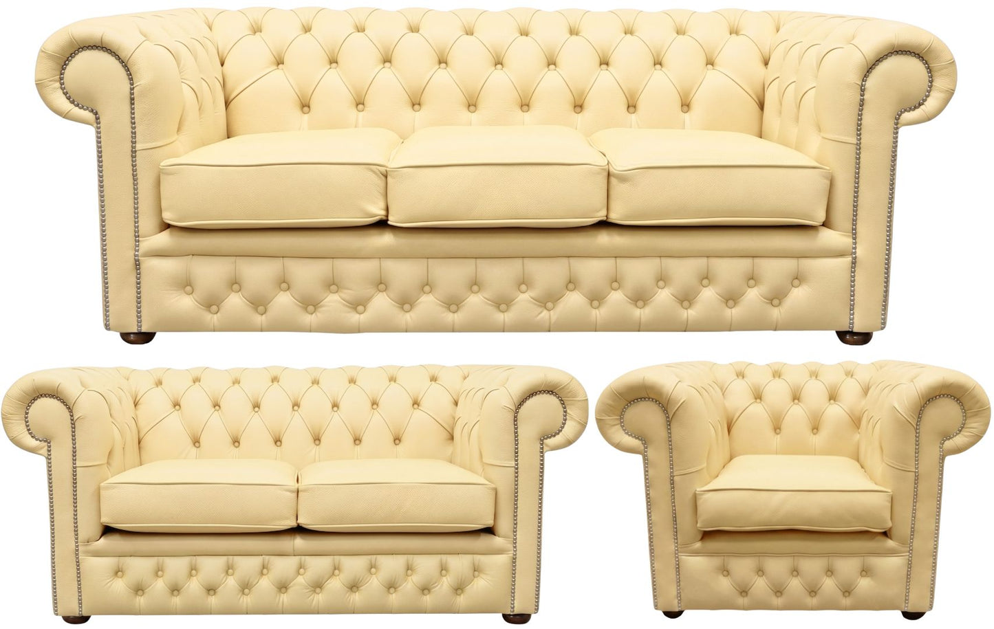 The Durham Chesterfield 3 Piece Suite