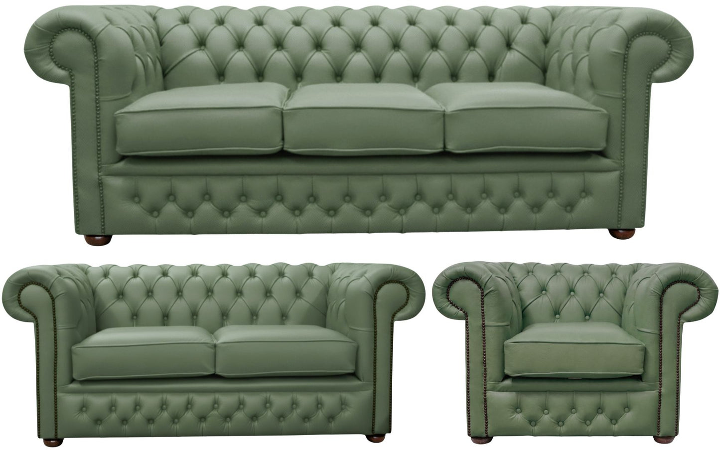 The Durham Chesterfield 3 Piece Suite