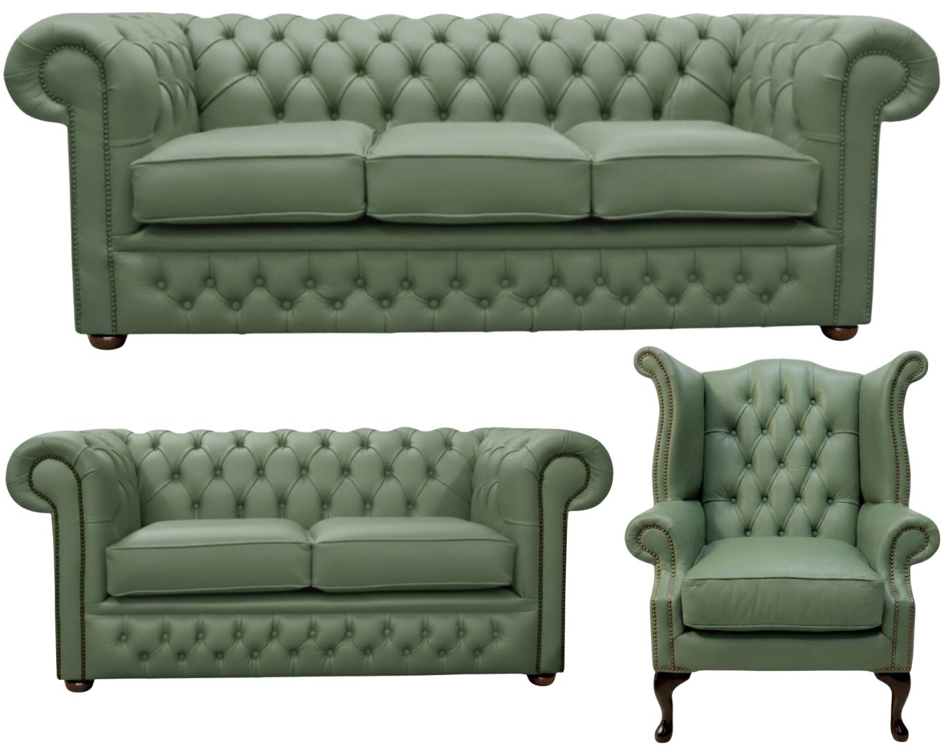The Durham Chesterfield 3 Piece Suite