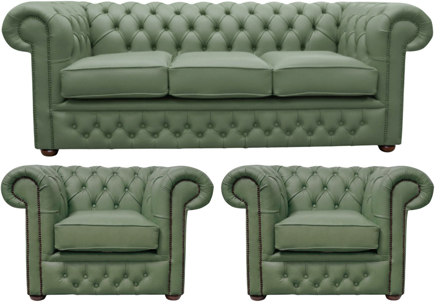 The Durham Chesterfield 3 Piece Suite