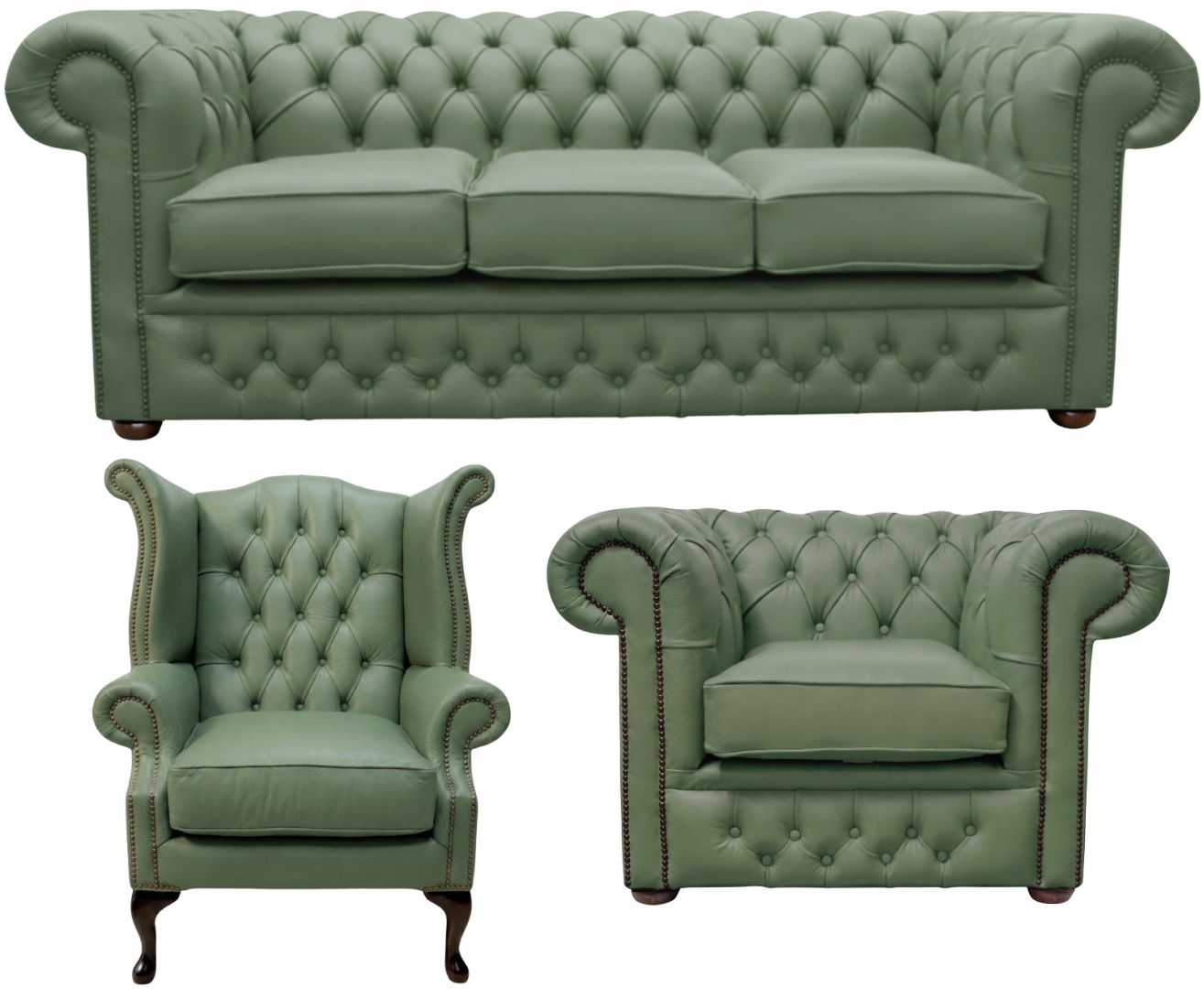 The Durham Chesterfield 3 Piece Suite