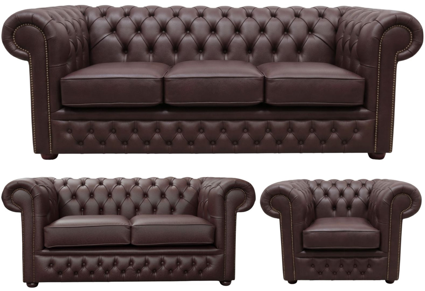 The Durham Chesterfield 3 Piece Suite