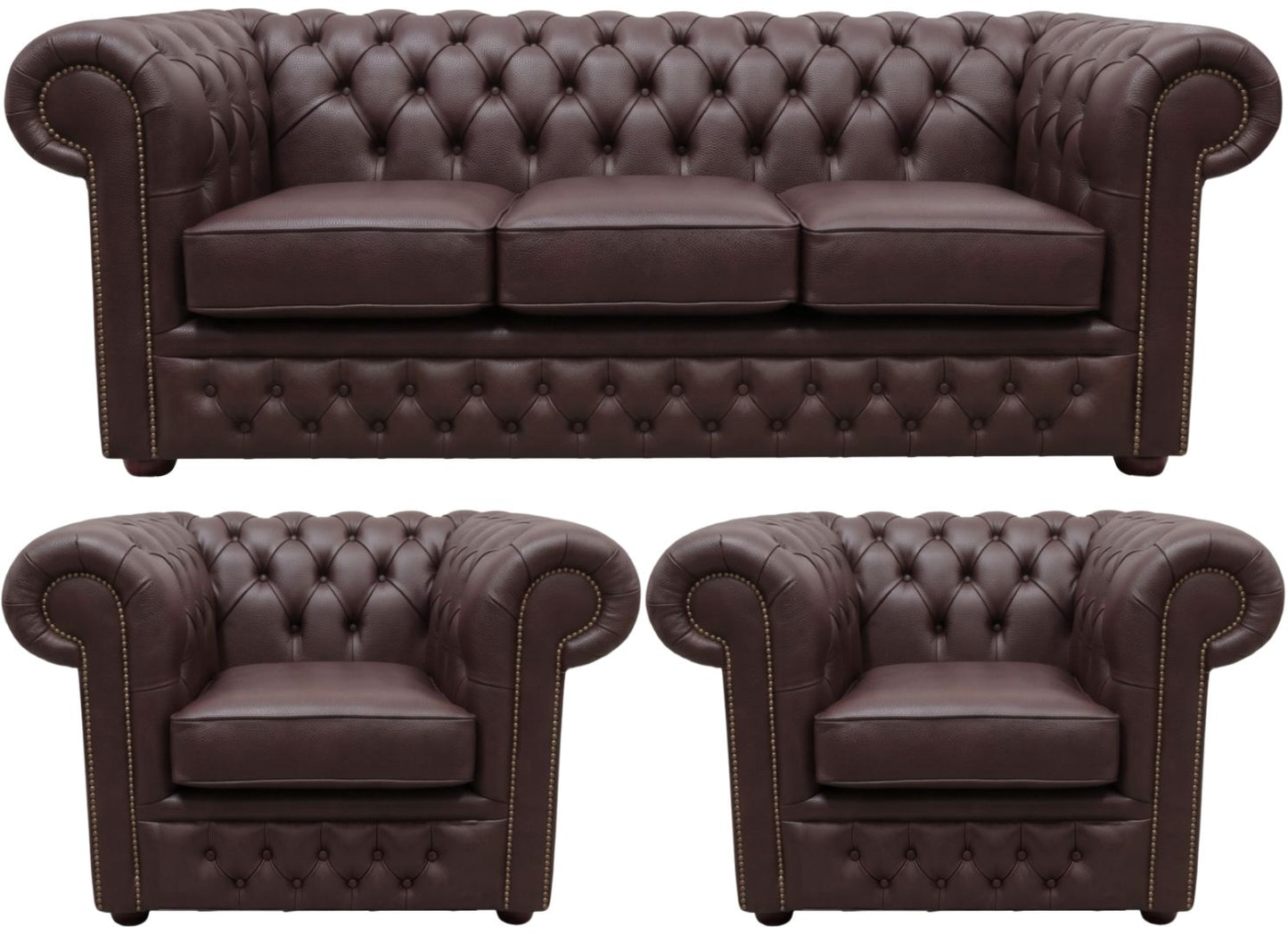 The Durham Chesterfield 3 Piece Suite