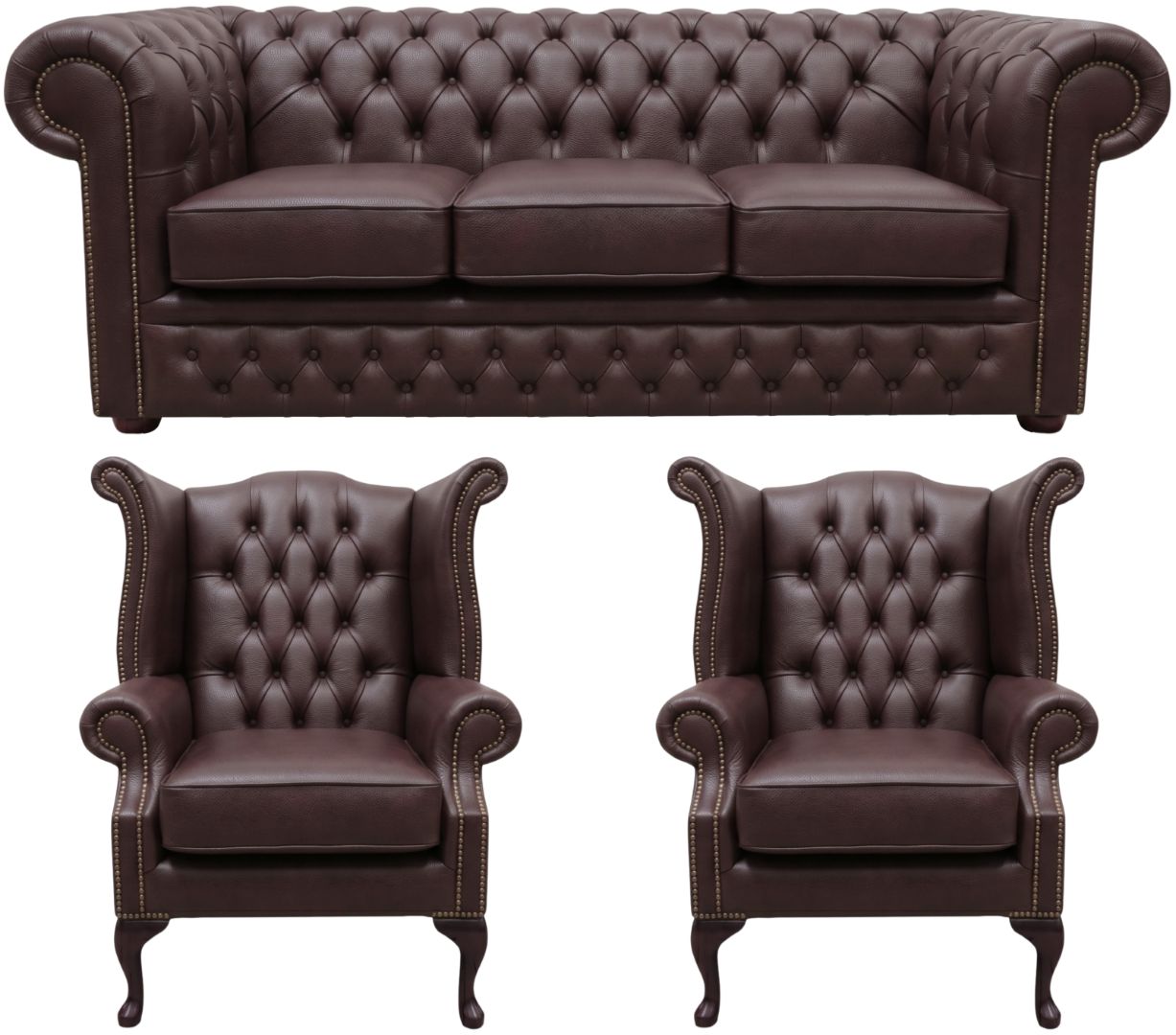 The Durham Chesterfield 3 Piece Suite