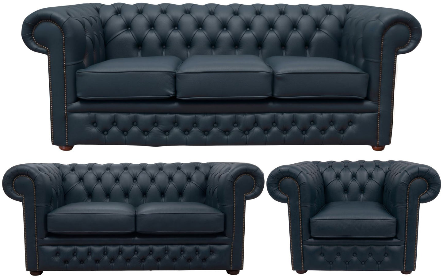 The Durham Chesterfield 3 Piece Suite