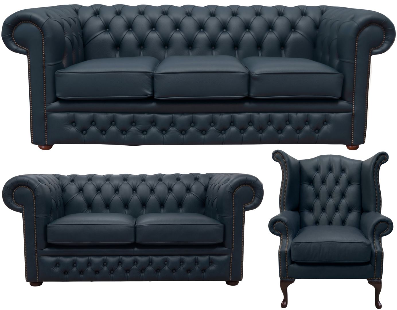 The Durham Chesterfield 3 Piece Suite