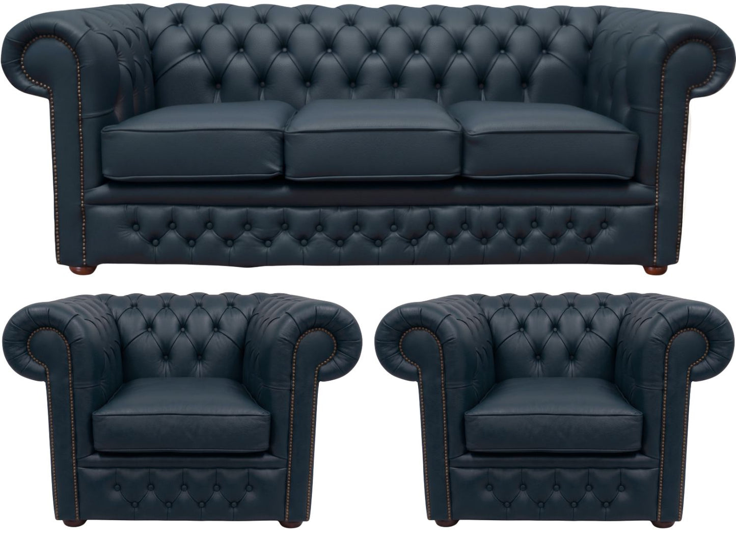 The Durham Chesterfield 3 Piece Suite