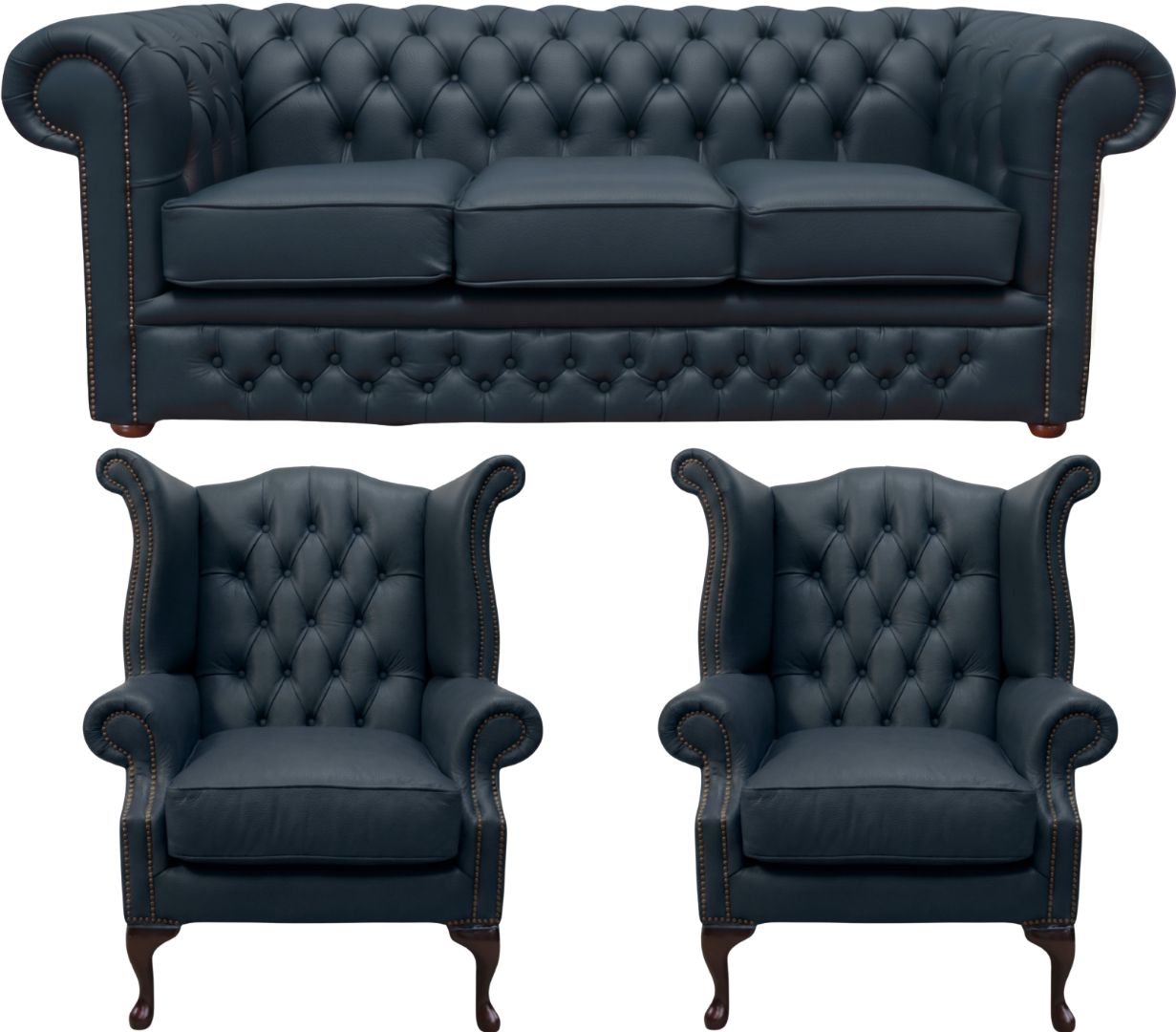 The Durham Chesterfield 3 Piece Suite