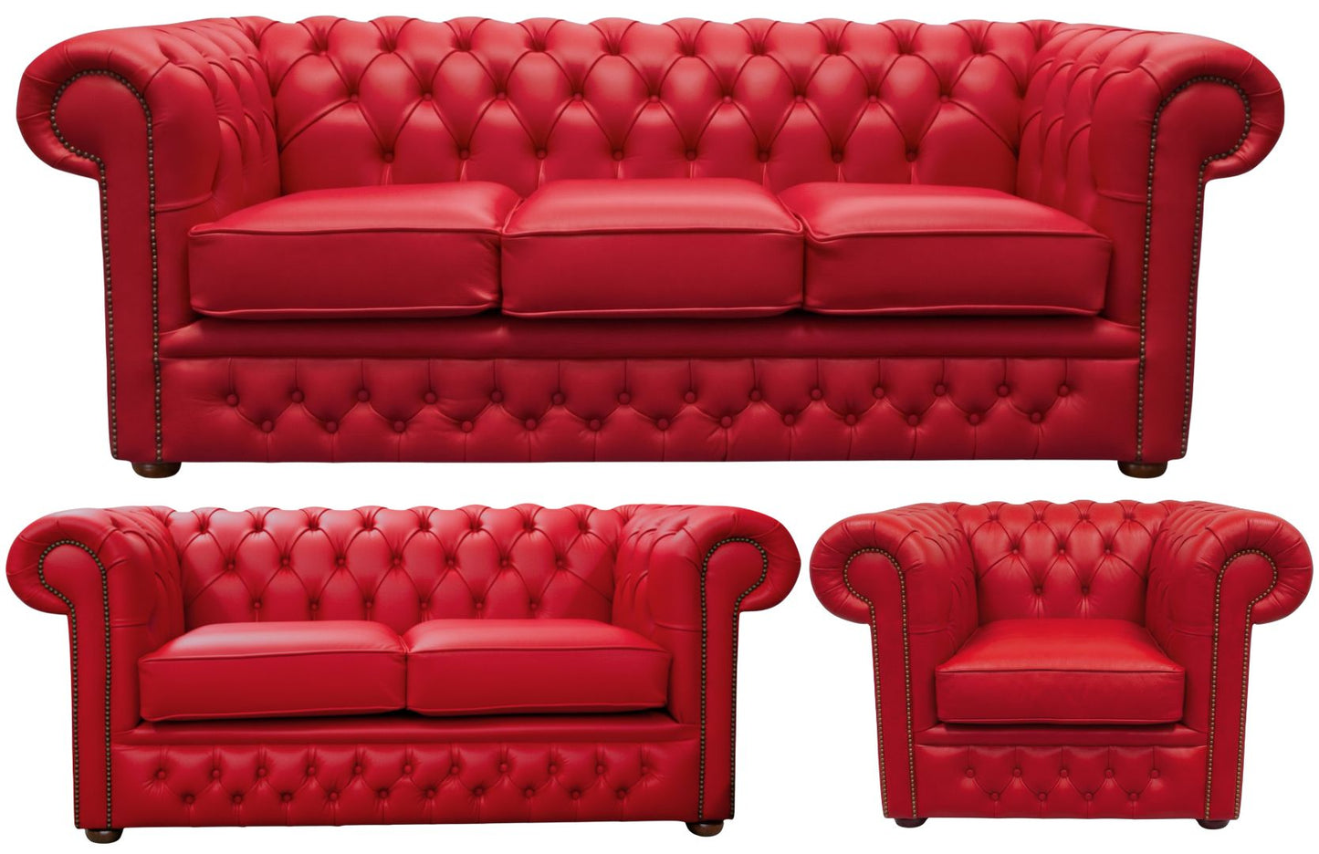 The Durham Chesterfield 3 Piece Suite
