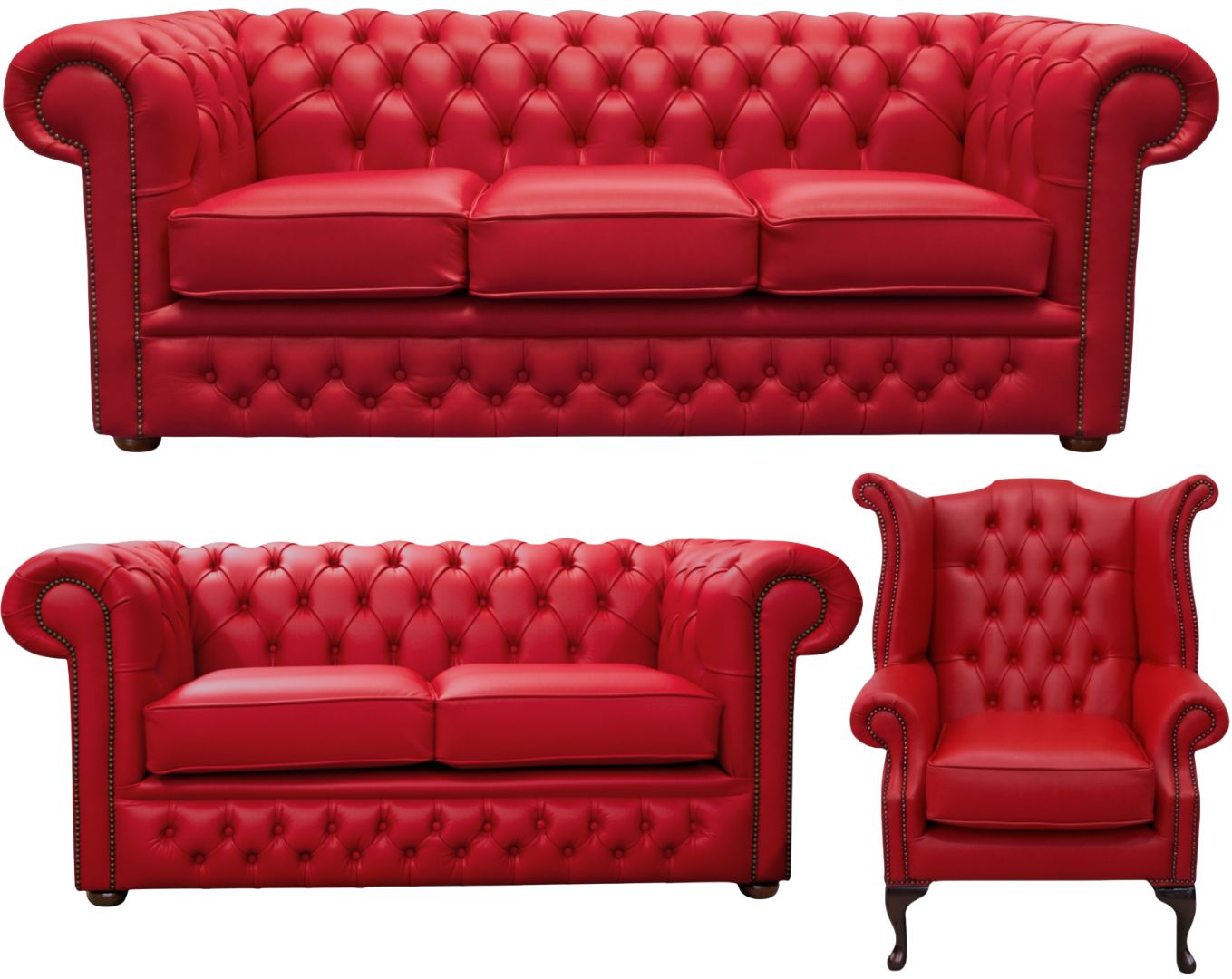 The Durham Chesterfield 3 Piece Suite