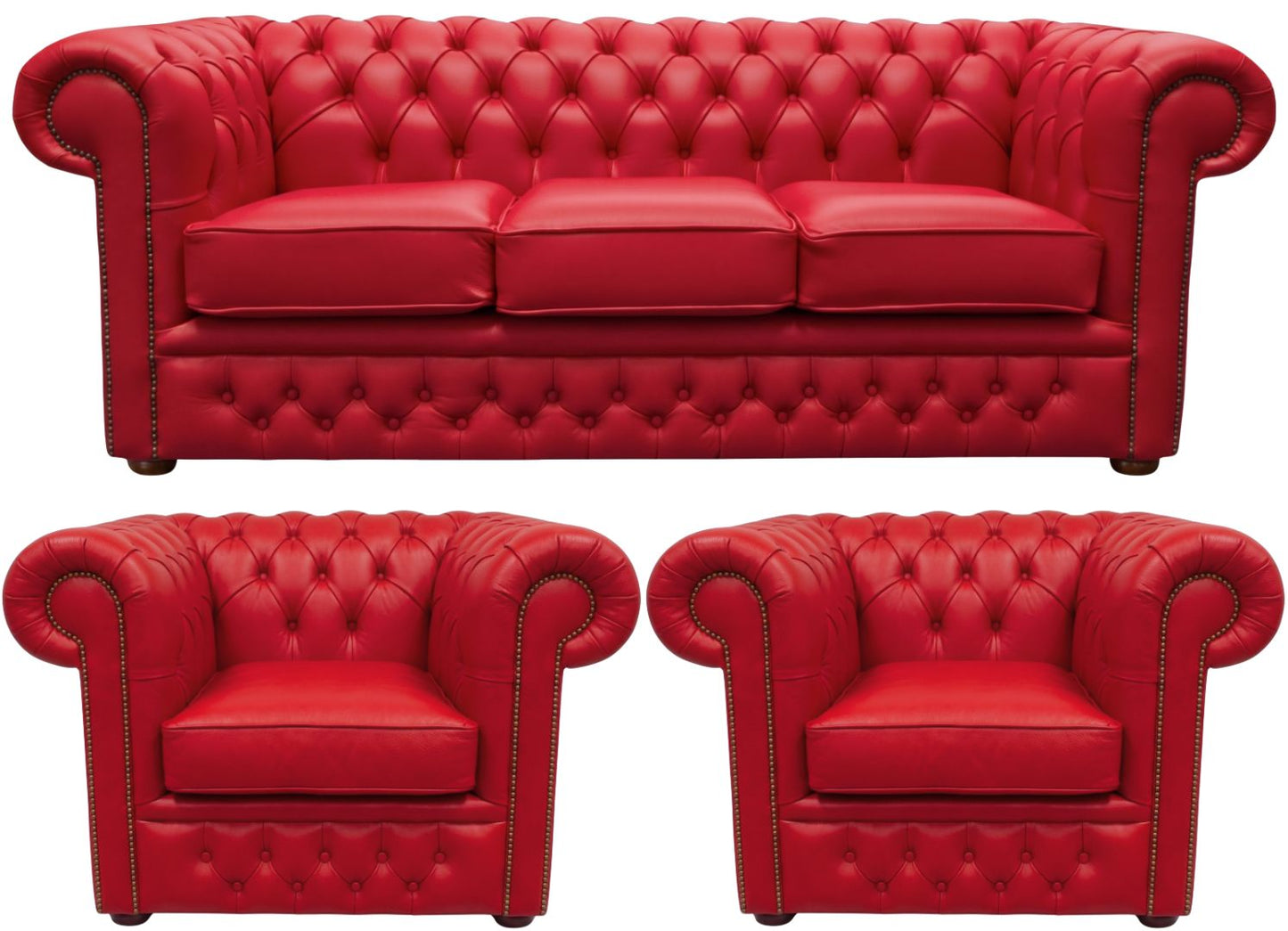 The Durham Chesterfield 3 Piece Suite