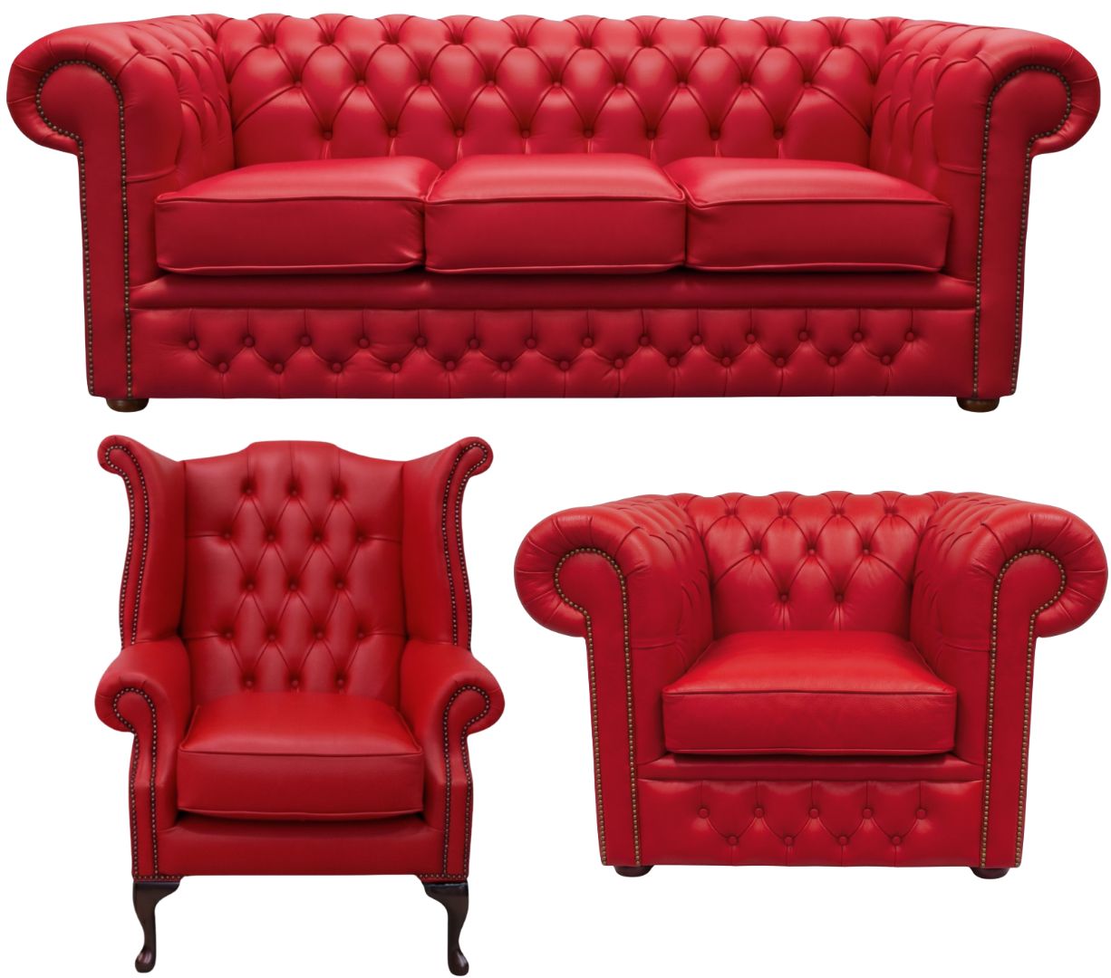 The Durham Chesterfield 3 Piece Suite