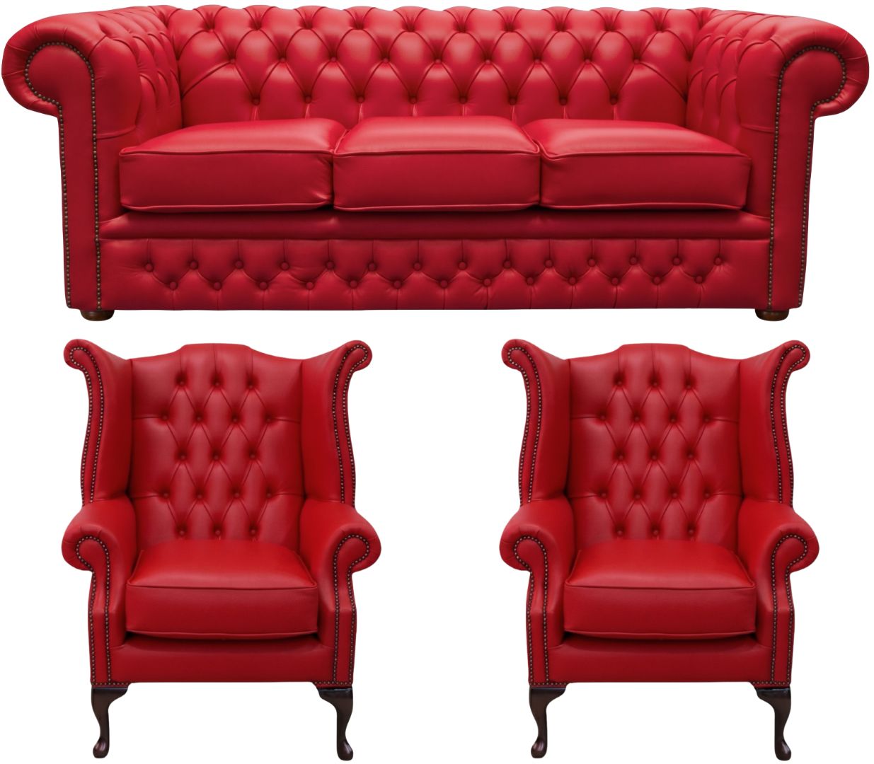 The Durham Chesterfield 3 Piece Suite
