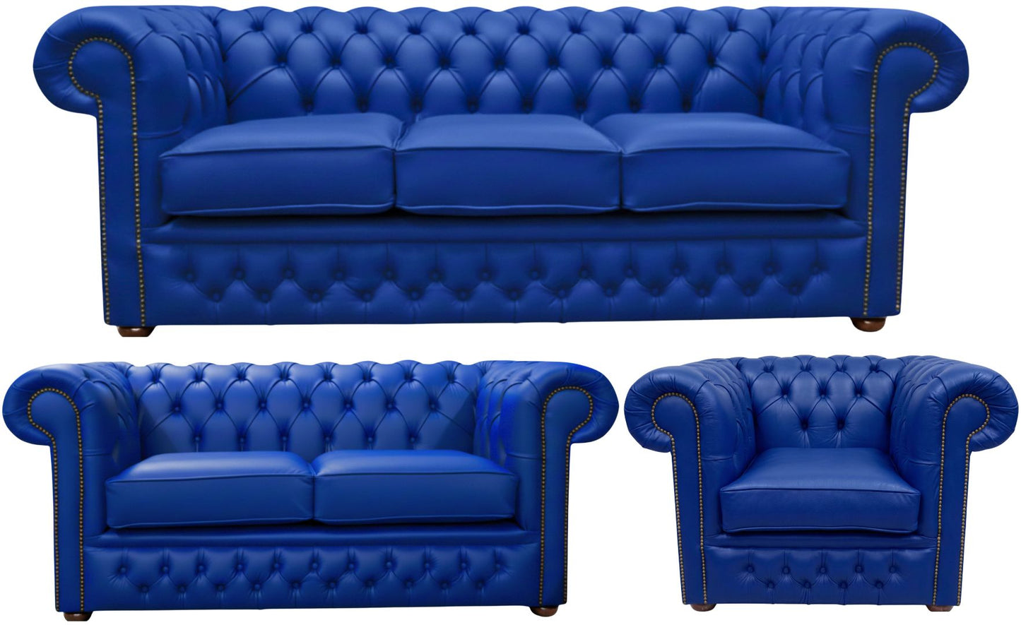 The Durham Chesterfield 3 Piece Suite