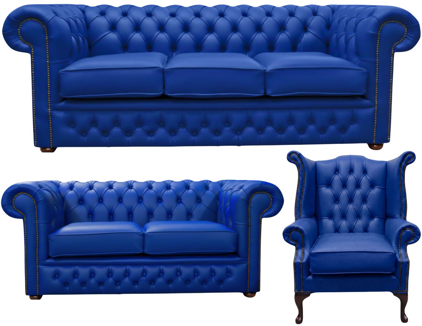 The Durham Chesterfield 3 Piece Suite