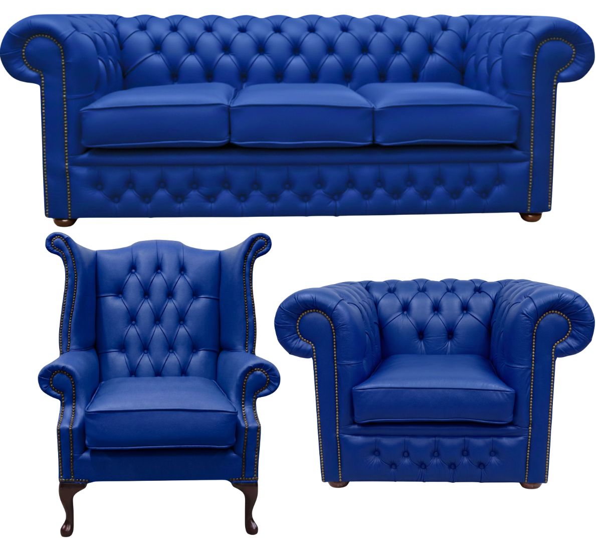 The Durham Chesterfield 3 Piece Suite