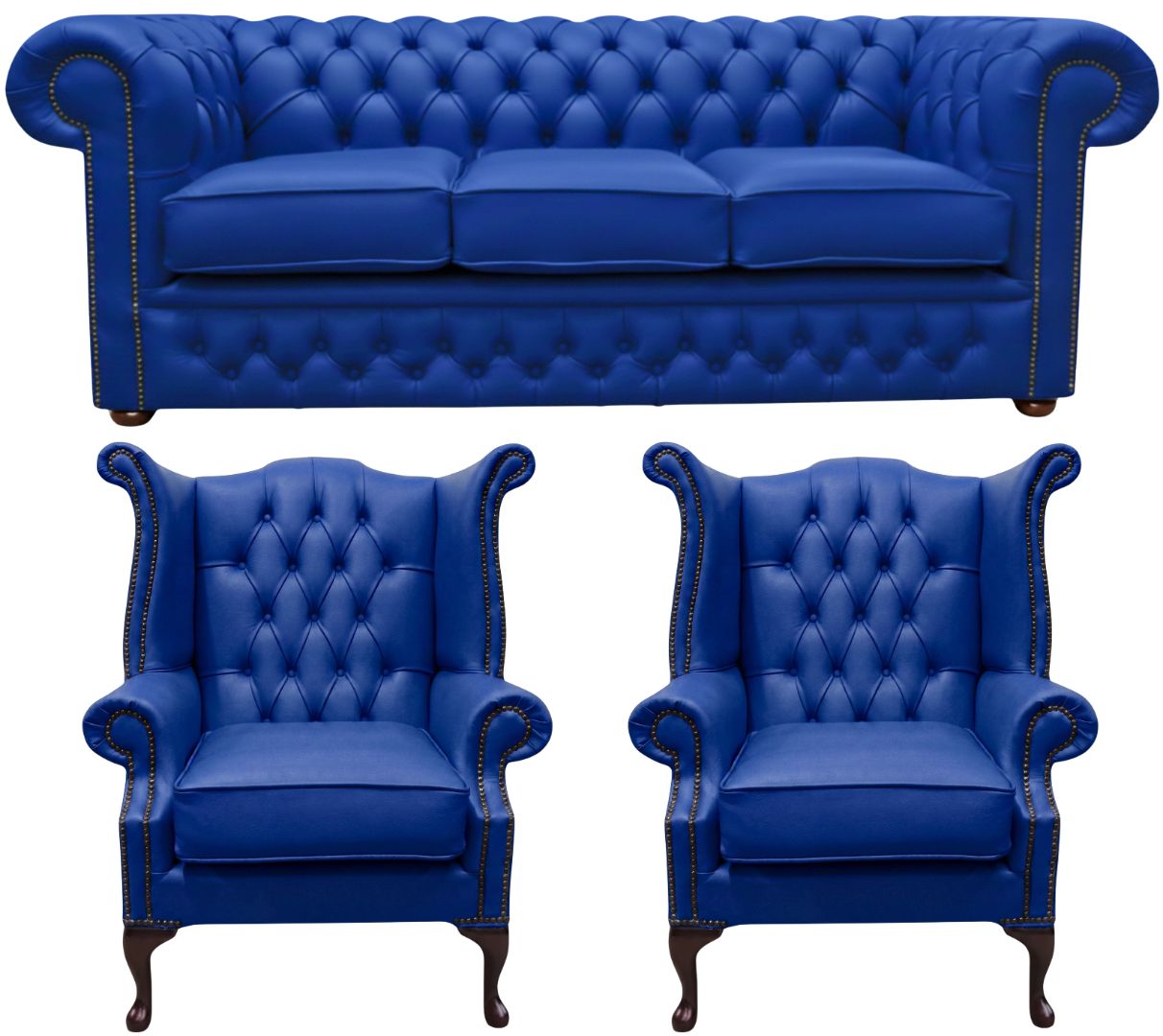The Durham Chesterfield 3 Piece Suite