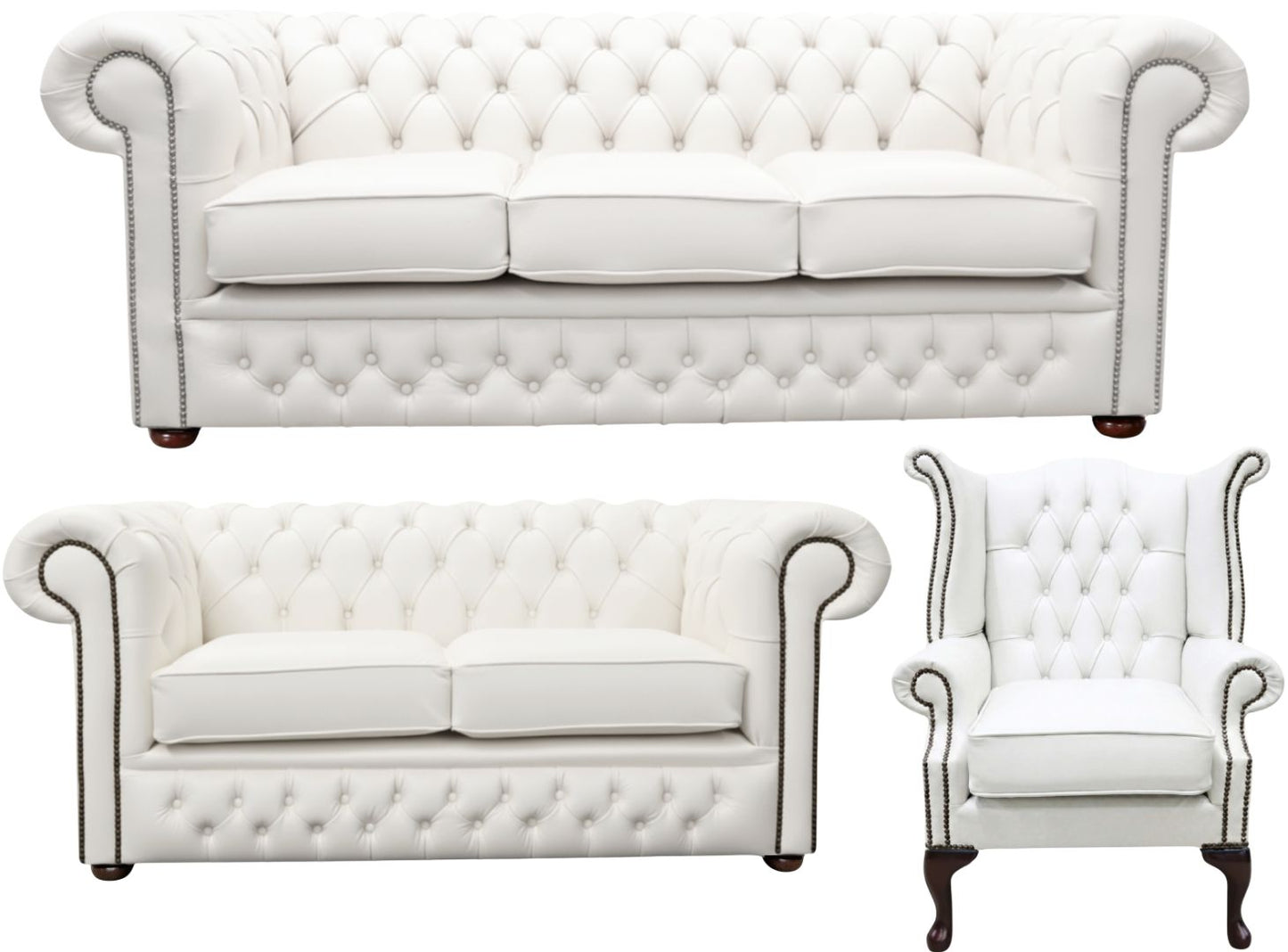 The Durham Chesterfield 3 Piece Suite