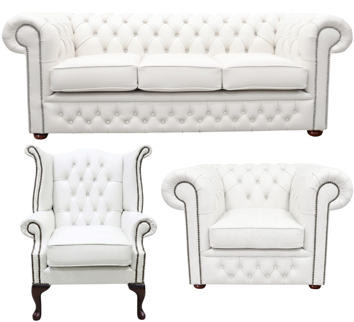 The Durham Chesterfield 3 Piece Suite