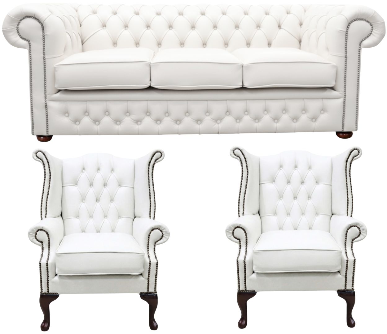 The Durham Chesterfield 3 Piece Suite