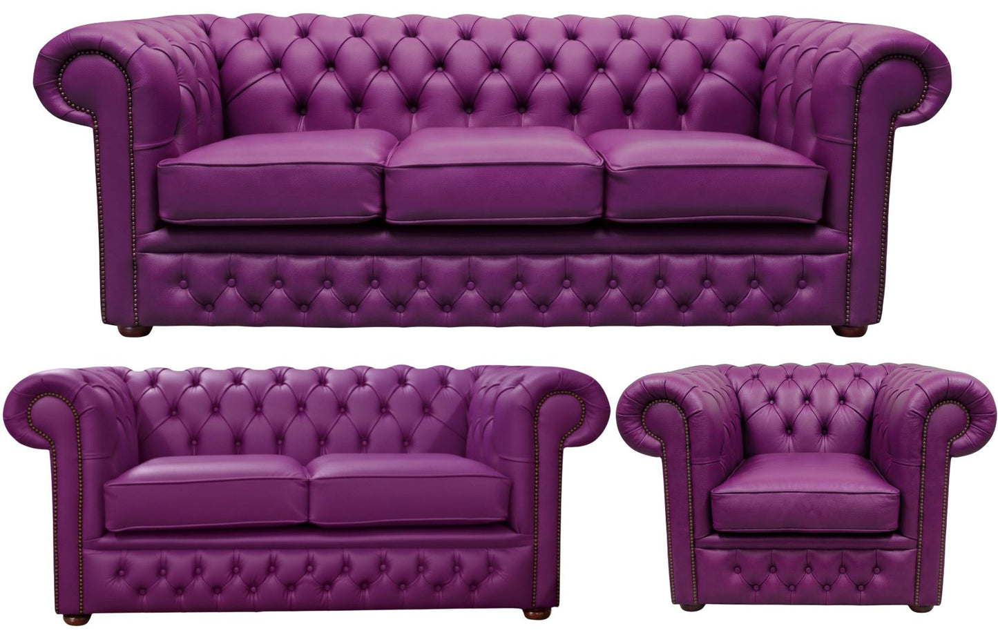The Durham Chesterfield 3 Piece Suite