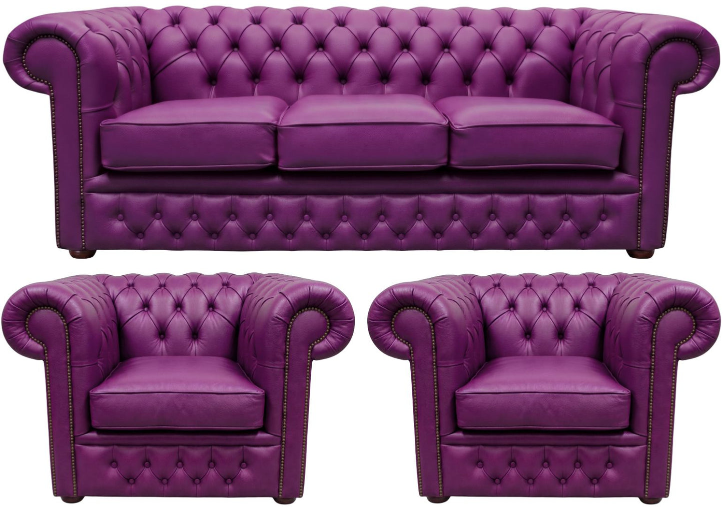 The Durham Chesterfield 3 Piece Suite