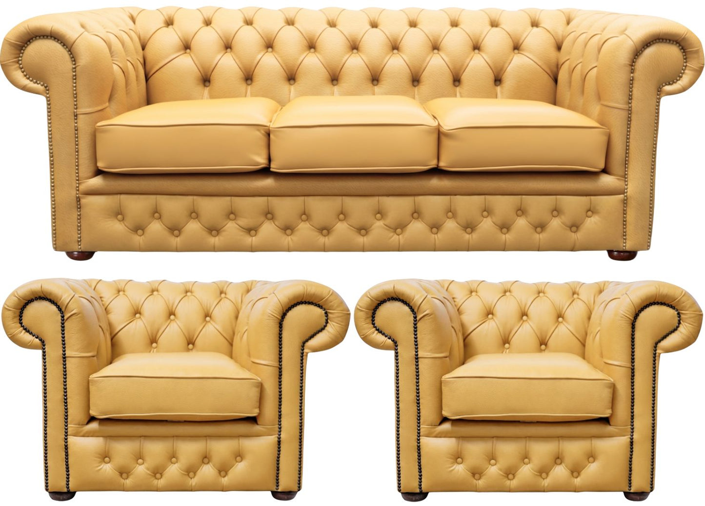 The Durham Chesterfield 3 Piece Suite