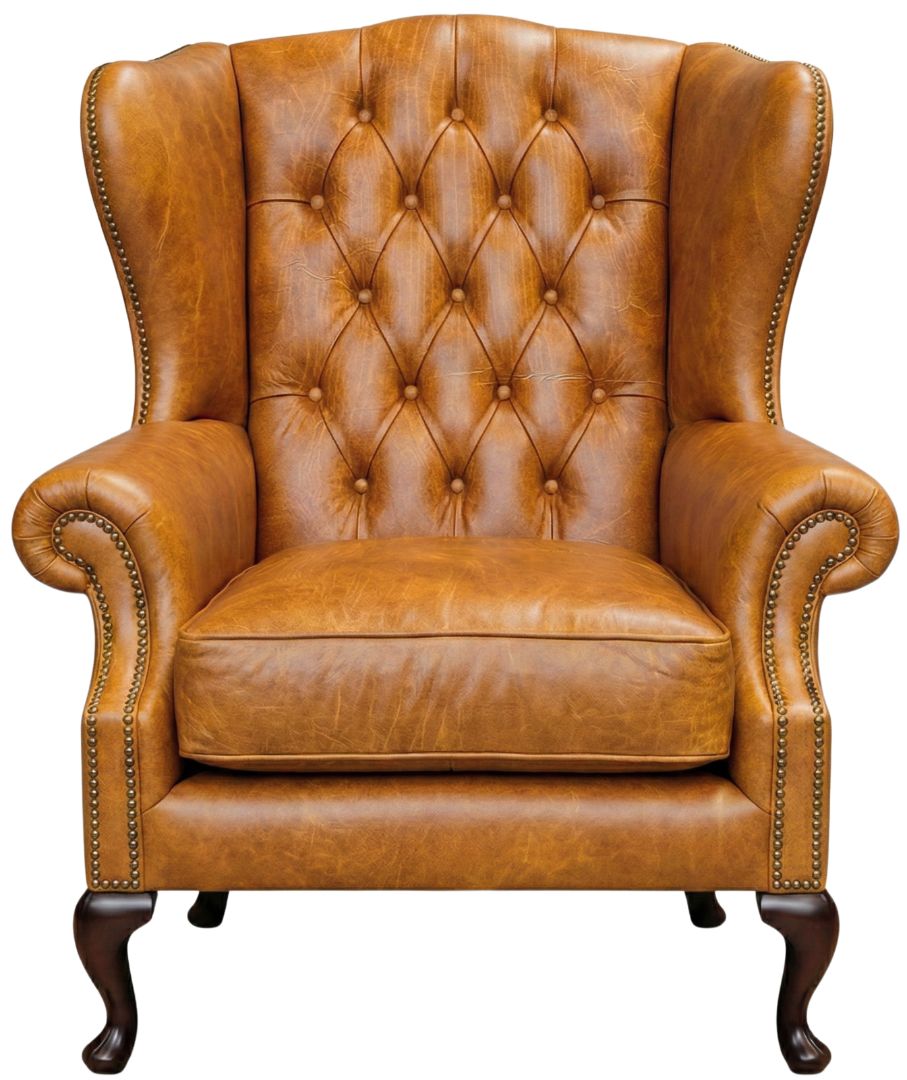 The Georgian Chesterfield Queen Anne Chair