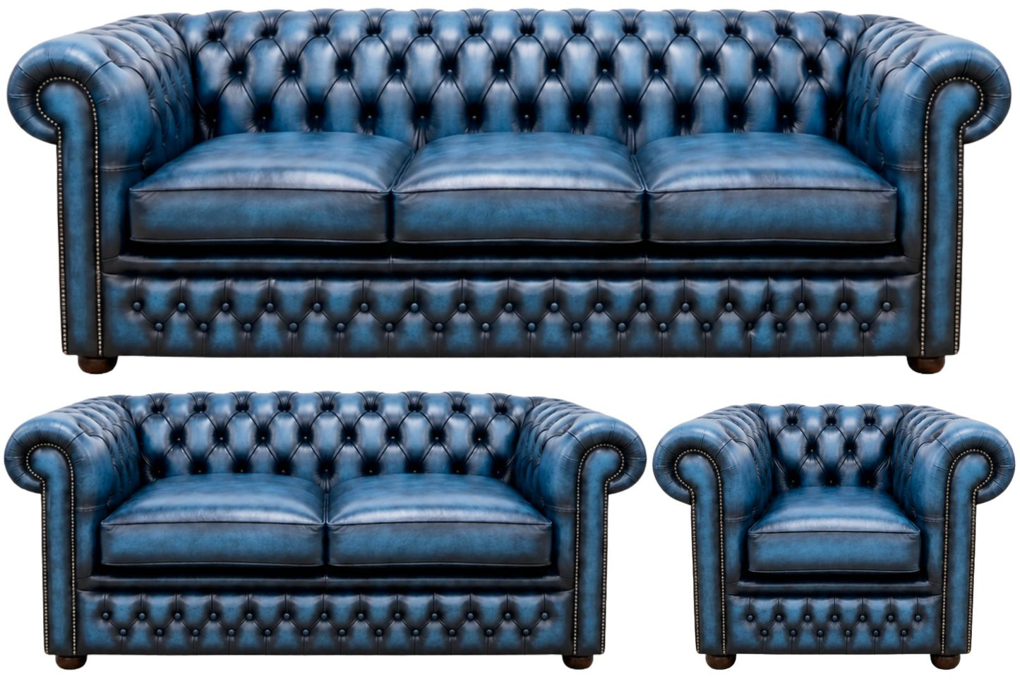 The Kensington Chesterfield 3 Piece Suite