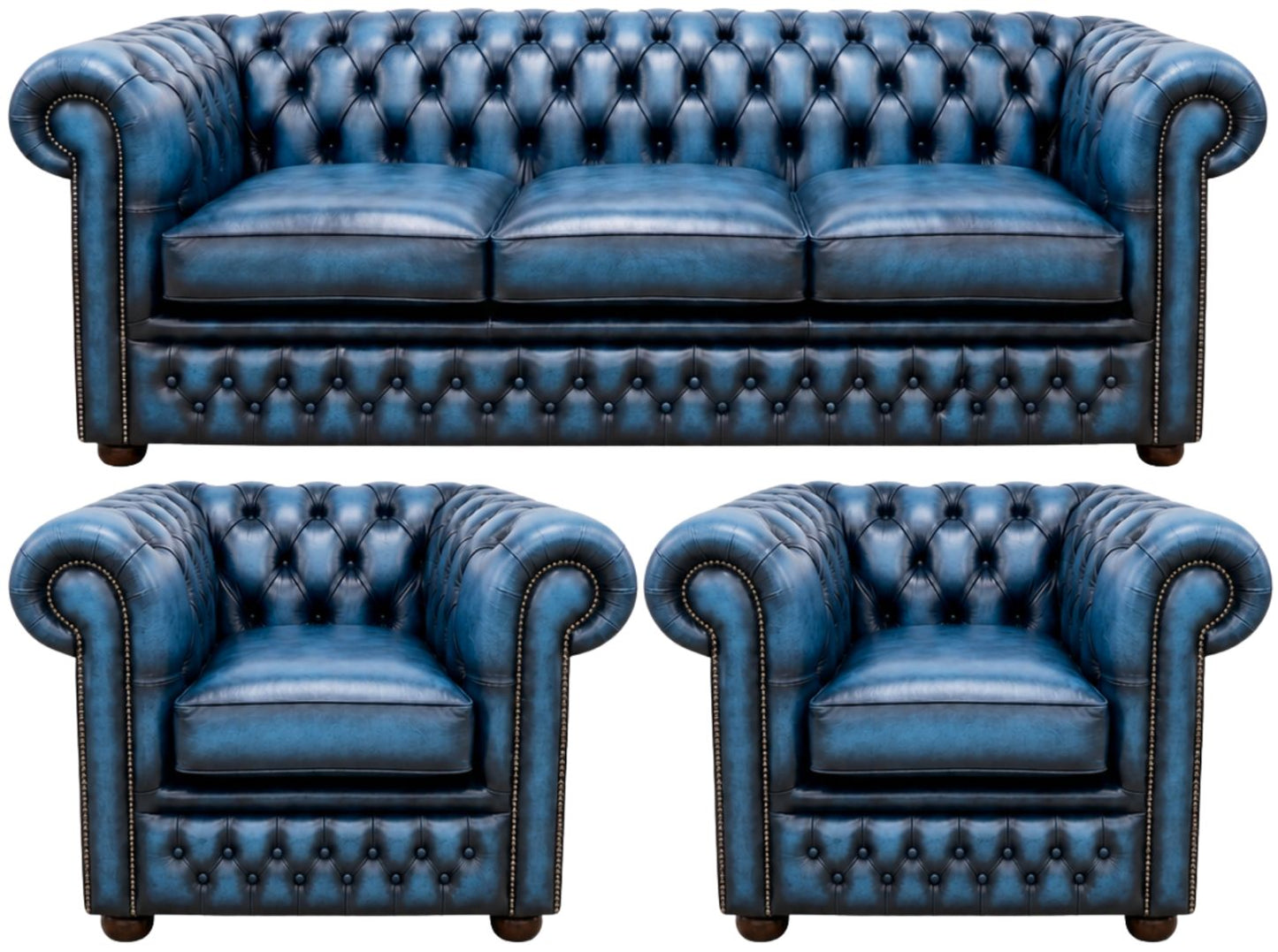 The Kensington Chesterfield 3 Piece Suite