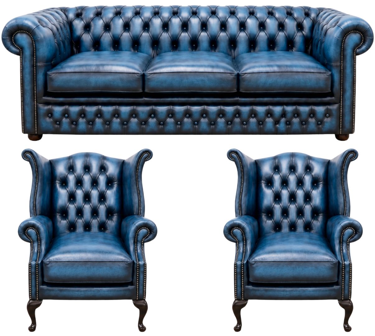 The Kensington Chesterfield 3 Piece Suite