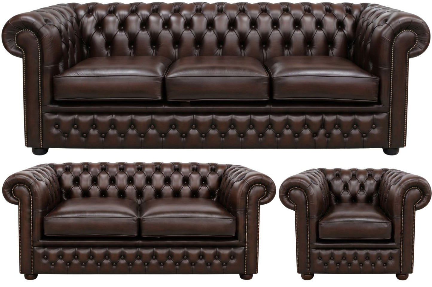 The Kensington Chesterfield 3 Piece Suite