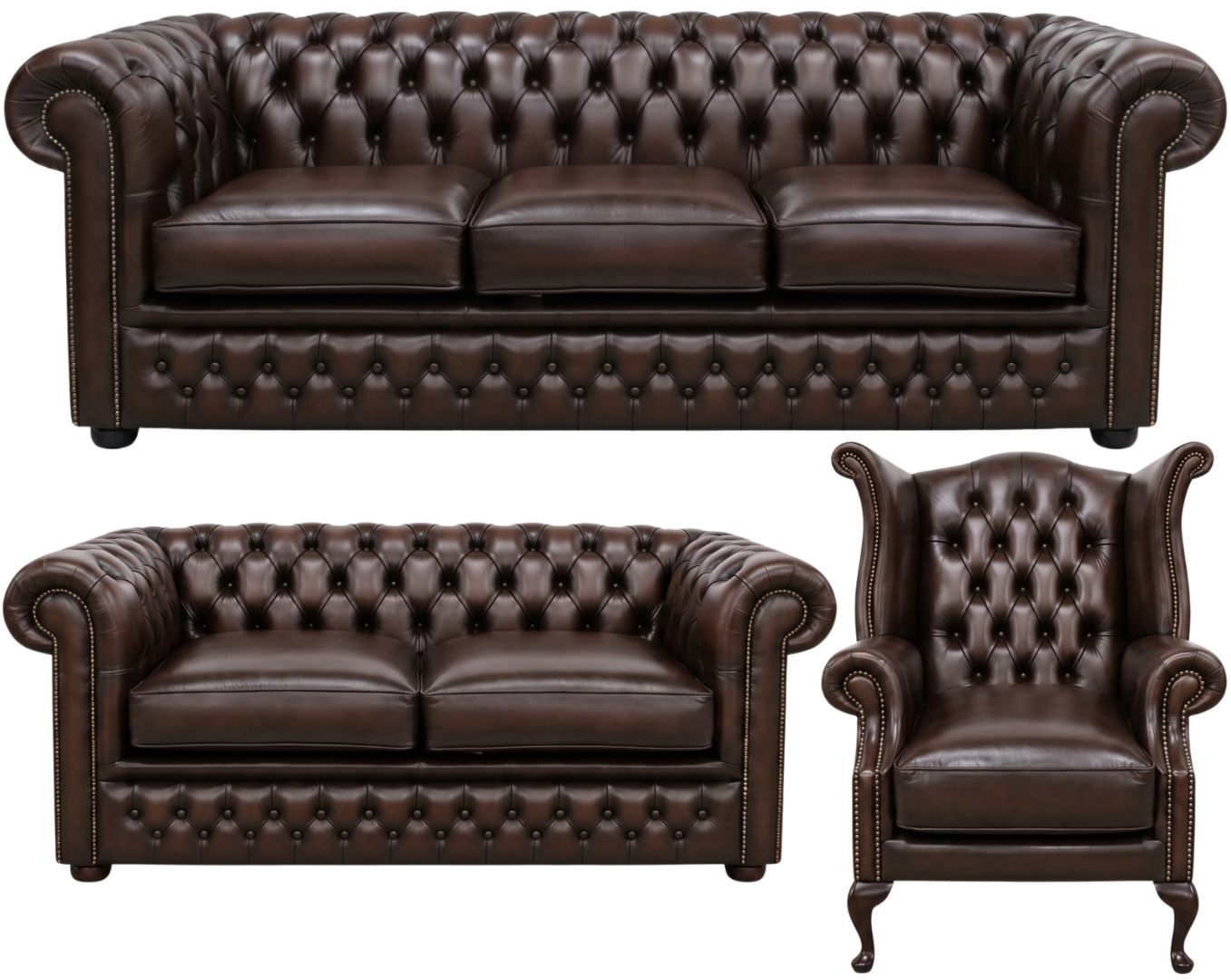 The Kensington Chesterfield 3 Piece Suite