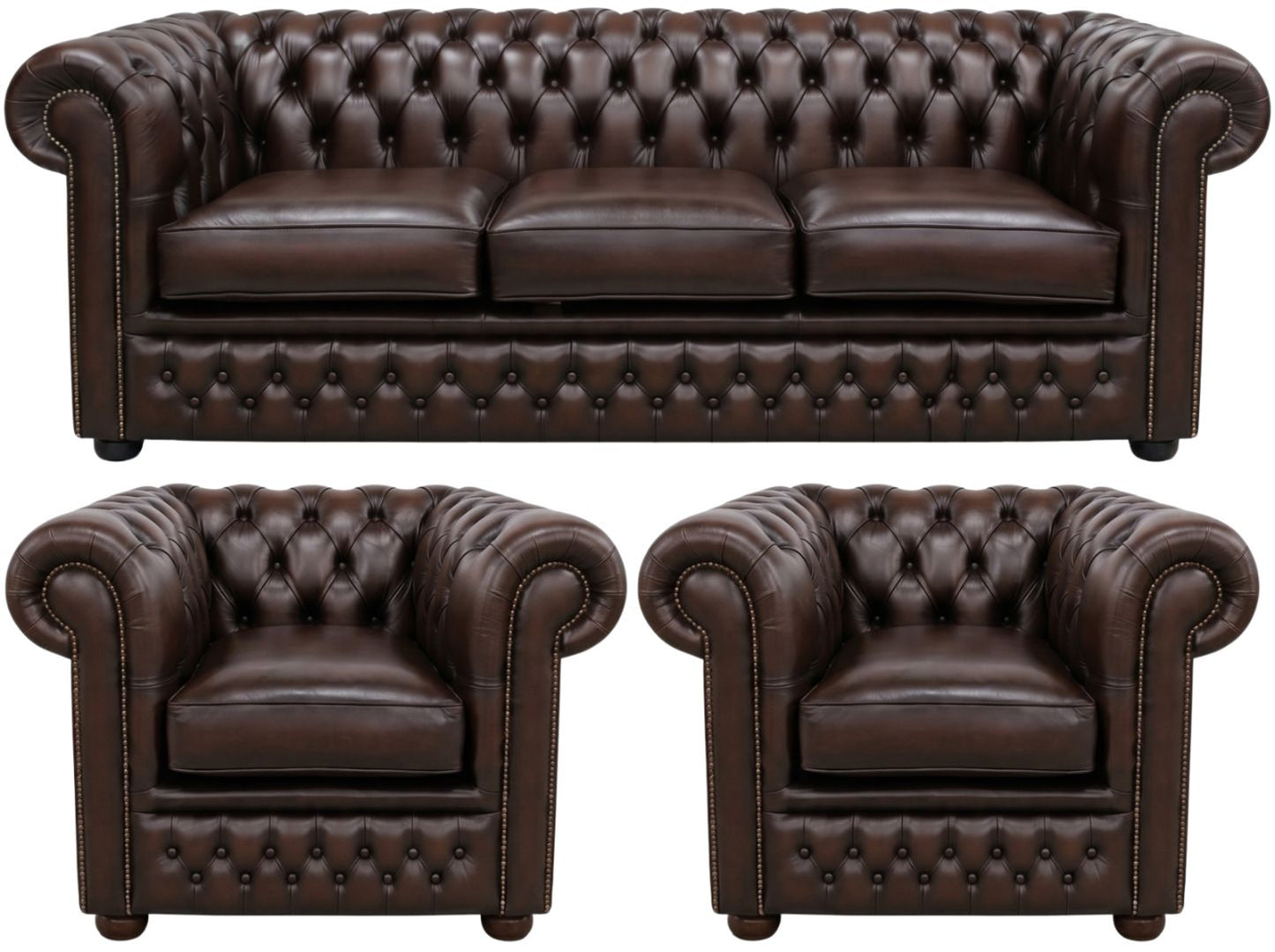 The Kensington Chesterfield 3 Piece Suite