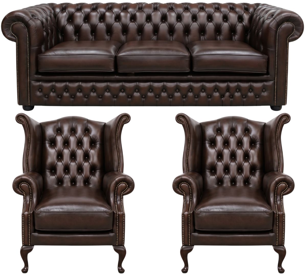 The Kensington Chesterfield 3 Piece Suite