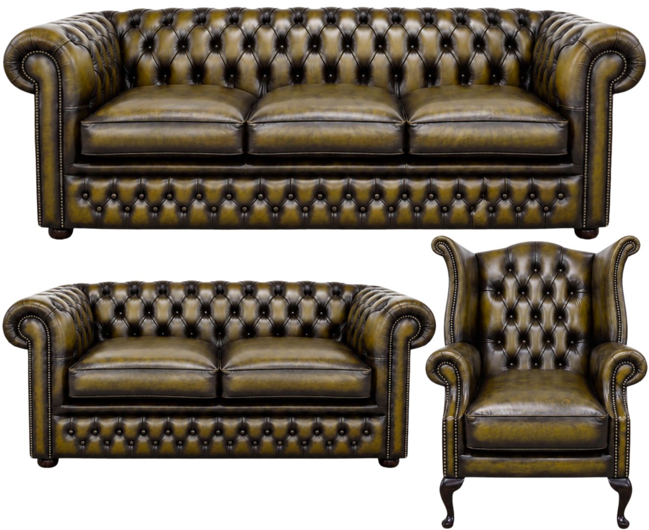 The Kensington Chesterfield 3 Piece Suite