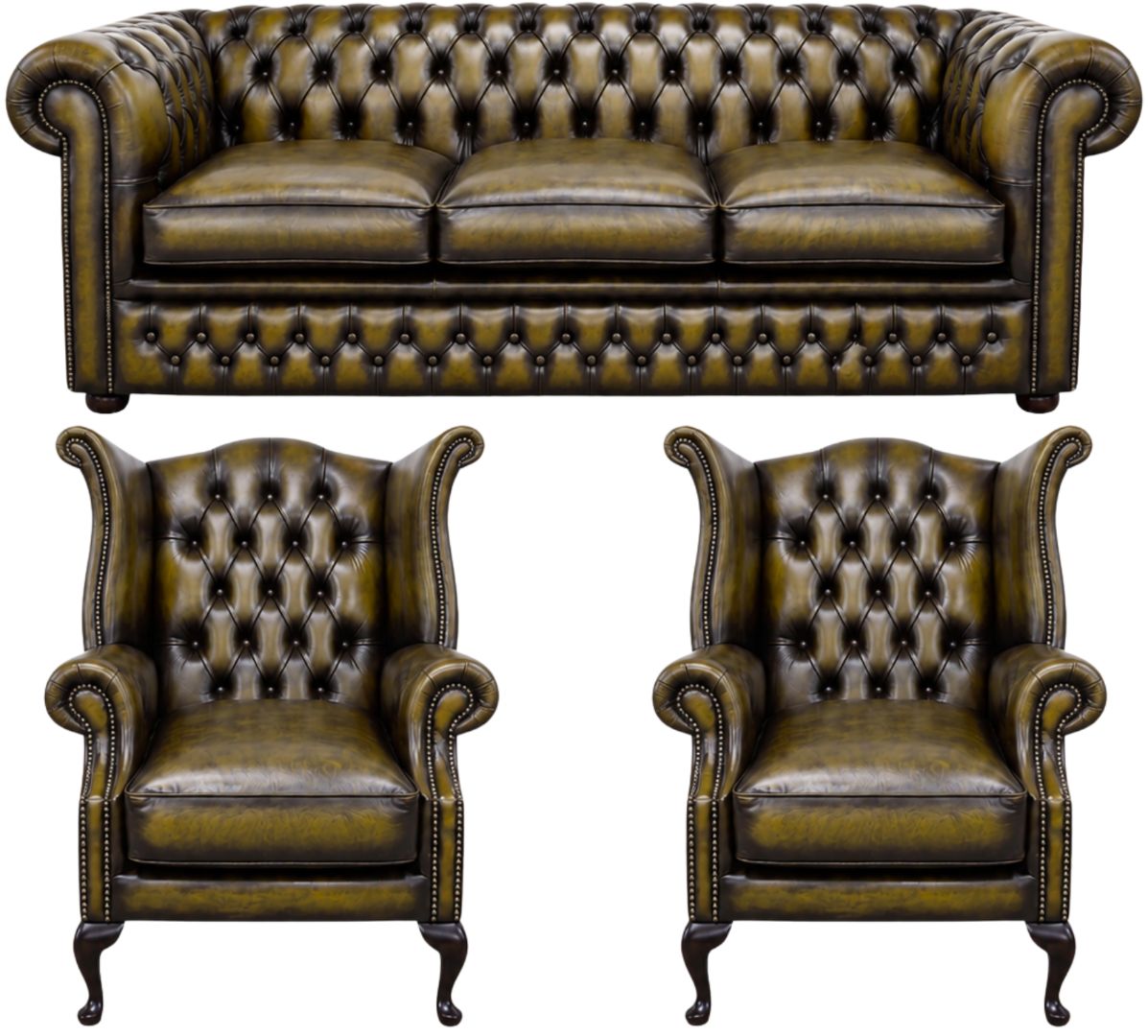 The Kensington Chesterfield 3 Piece Suite