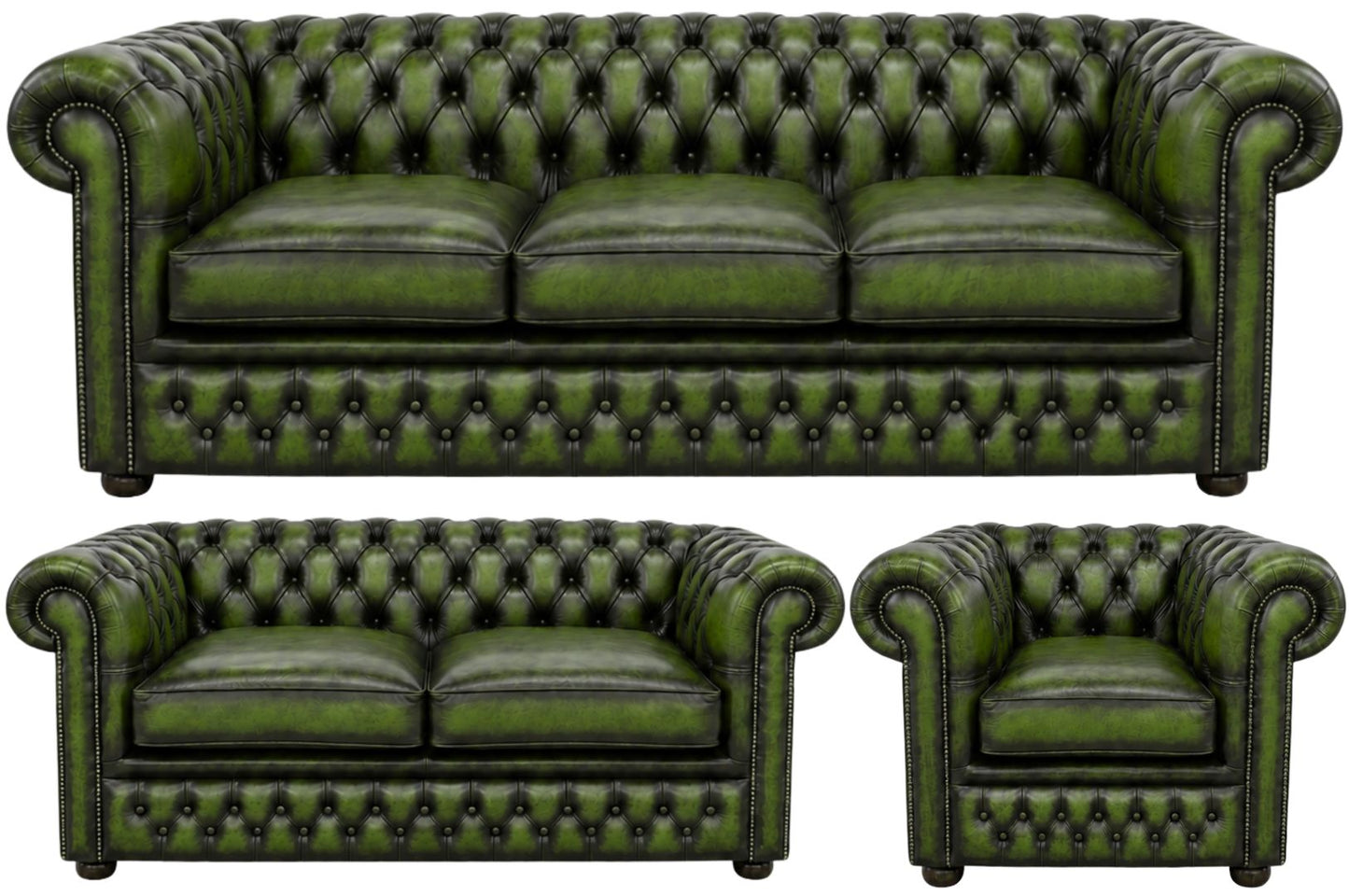 The Kensington Chesterfield 3 Piece Suite